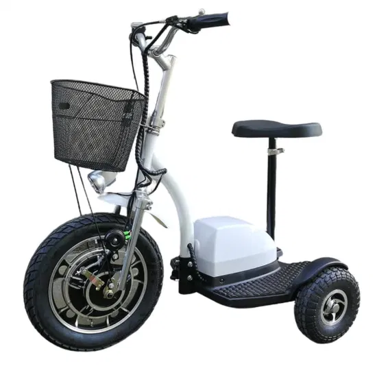 Scooters elétricos de mobilidade triciclo adulto de três rodas 500W